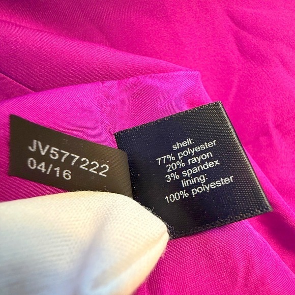 The‎ Limited Magenta Purple Sleeveless Longline Blazer Vest M Preppy 91-24-01 - Picture 6 of 14